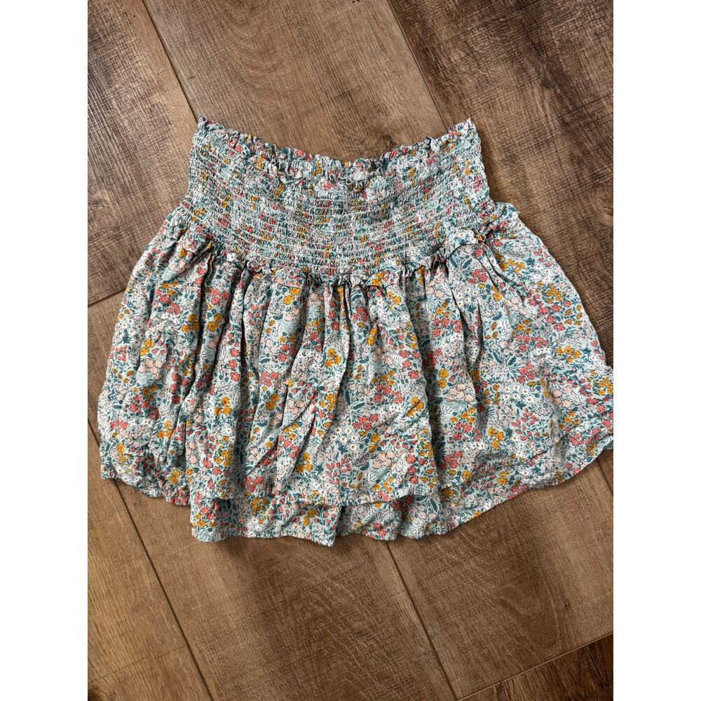 Easel Women's Wildflower Pull On Skirt‎ Floral Boho Chic Size Small Mini Skirt - Picture 2 of 7